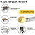 12FT Propane Quick Connect Hose for RV to Gas Grill, RV Quick Connect Propane Hose to RV 1/4" Female Quick Disconnect, Quick Disconnect Propane Hose with Elbow Adapter for Blackstone 17"/22" Griddle