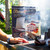 FlavrQ Starter Kit - Natural Sugar Maple Charcoal Chips & Stainless Steel Grid - Get Authentic Charcoal BBQ Taste on a Gas Grill in 10 Minutes - Smoker Box Alternative for Propane Grills - 2lb Bag