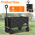 COZEER Wagons Carts Foldable, 360LBS Folding Heavy Duty Wagon with Wheels