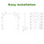 THORISE 7.3FT Wooden Wedding Arch Stand Square Wood Arch Wedding Arbor for Ceremony Party Proposal Scene Garden