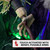 Haunted Hill Farm Life-Size Scary Talking Witch with Broomstick, Halloween Animatronic with Touch Activated Lights and Sound, Battery Operated Indoor or Covered Outdoor Halloween Decorations
