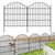 Metal Garden Fence 28 in x 11.7 ft, Dog Fence Outdoor for Yard