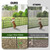 Metal Garden Fence 28 in x 11.7 ft, Dog Fence Outdoor for Yard