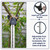 Tree Branch Support Pole & Crutch – Protect Limbs from Breaking (2-Pack)