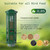 Squirrel Proof Bird Feeders with Removable Base, Metal Wild Bird Feeder for Outdoors Hanging, 6 Weight-Activated Ports Perches, 3LB Seed Capacity(Green)