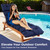 Aegisun Outdoor Chaise Lounge Cushions, Waterproof Lounge Chair Cushions