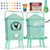 TGEYD 4.2 Gallon Automatic Chicken Waterer & Hanging Chicken Feeder Set