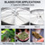 MELONFARM 13 inch Leaf Bowl Trimmer, Bowl Trimmer with Switchable Stainless Steel Blades & Clear Visibility Dome, Hand Twist Spin Cutting Bud Trimmer for Buds, Flowers, Hydroponics Plants