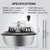 MELONFARM 13 inch Leaf Bowl Trimmer, Bowl Trimmer with Switchable Stainless Steel Blades & Clear Visibility Dome, Hand Twist Spin Cutting Bud Trimmer for Buds, Flowers, Hydroponics Plants