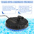 LHUKSGF Automatic Pool Cover Pump, 1500 GPH Submersible Sump Pump, Blue