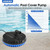 LHUKSGF Automatic Pool Cover Pump, 1500 GPH Submersible Sump Pump, Blue