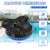 LHUKSGF Automatic Pool Cover Pump, 1500 GPH Submersible Sump Pump, Blue