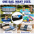 PJT 142 Gallon Extra Large Storage Bag for Pool Accessories, Black