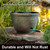 Liberty Garden 1925-N Aged Patina High Density Resin 100' Garden Hose Pot