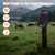 20 Miles Solar Electric Fence Charger with Short Circuit Alarm,0.32JPowered