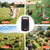 20 Miles Solar Electric Fence Charger with Short Circuit Alarm,0.32JPowered