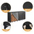 Vailge Firewood Rack Cover 8FT, Waterproof Firewood Rack Outdoor Cover with Full Front Zipper & Windproof Straps, Heavy Duty 600D Oxford Log Protector for All Seasons