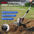 SOARFLY Cordless Tiller Cultivator 9" Width 6.6" Depth, 2×4.0Ah Batteries