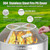 TUSGENK Fire Pit Spark Screen for Solo Stove Bonfire, 19.5 Inch