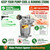 2800–3100 PSI Horizontal Pressure Washer Pump 3/4" Shaft 3100 PSI 2.5GPM