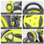 YASHINE 50ft Retractable Garden Hose Reel, Portable Hose Reel, 45+5FT with 10 Patterns Spray Nozzle, Adapts to standard US hose plugs, Hose Reel for Garden Watering Car Washing Pet -Green