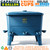 ZINZINULER Large Automatic Port Chicken Feeder and Cup Waterer Set - Chicken Coop Accessories, No Waste Poultry Feeder, 9 Gallon/50 Pounds (Cyan)
