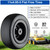 Cubesprings 11x4.00-5 Lawn Mower Tires Flat Free Black Rim -2Pack