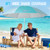 8ft Large Beach Umbrella with Sand Anchor, UPF 50+, Tilt, Wind-Resistant