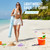 8ft Large Beach Umbrella with Sand Anchor, UPF 50+, Tilt, Wind-Resistant