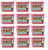 Wildlife Sciences Songbird Treats Seed Bars | 12 Pack of 8 oz Bird Seed Cakes for Wild Birds (Nutty's Berries)