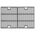 13 x 17 Cast Iron Cooking Grate for Nexgrill 4 Burner 720-0830H 720-0783E Expert 720-0789H 720-0789C, 5 Burner 720-0888N 720-0888S, 17 Inch Grids Replacement for Kenmore 41516106210 Uniflame GBC981