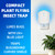2 Plant Flying Insect Trap & 4 Cartridges - Compatible with M577 Refill