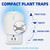 2 Plant Flying Insect Trap & 4 Cartridges - Compatible with M577 Refill