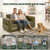 SUNNYFEEL Inflatable Couch for Camping with Built-in Pump - 2-3 Person