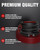 VIVIDWASH Flexible 1/4" Pressure Washer Hose 50FT,3600PSI Kink Resistant Power Washer Replacement Hose with Leak-Free M22-14/15mm&3/8" Quick Connect Kit,Used for Extension