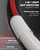 VIVIDWASH Flexible 1/4" Pressure Washer Hose 50FT,3600PSI Kink Resistant Power Washer Replacement Hose with Leak-Free M22-14/15mm&3/8" Quick Connect Kit,Used for Extension
