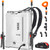 VASG Powered Backpack Sprayer 4 Gallon – 21V High-Capacity Electric Pump Sprayer with 2.6Ah Battery, 6 Interchangeable Nozzles, Telescopic Stainless Steel & Plastic Wand for Lawn, Garden