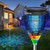 Solar Bug Zapper Outdoor, Mosquito Zapper with Flame Light, RGB Projector