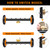 Undercarriage Pressure Washer Attachment with 6 Nozzles, 16" Water Broom