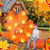 VIHOSE Fall Maple Leaf Inflatable 5.25ft LED Thanksgiving Yard Decor