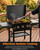 Hinge & Handle Kit for Blackstone Griddles (28”/36”/44”) - Transform Hard Lid into Flip-Up Hood - Heavy Duty Steel Grill Covers Accessory - Easy Installation (Orange)