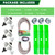 48 Inch Deck Rebuild Kit Fit John Deere 145 155C LA130 LA165 D140 D160 E140 E160 LA110 LA115 LA100 LA120 Lawn Mower Parts Includes 3 Spindle AUC15811 GY21098 3 Blade AM141035 3 Idler GY20067 GY20110