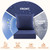 CasaRomild Deep Seat Patio Cushions Set of 2, 24x24x5.75 Inch, Waterproof Outdoor Chair Cushions, Fade Resistant Patio Furniture Cushions with Ties for Couch, Sofa, Lawn, Outside, Navy Blue