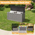 Fancyango 75 Gallon Large Outdoor Storage Deck Box Waterproof, Grey