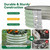 TECANA 3-Pack Round Raised Garden Bed Outdoor 2x2x1ft Planter Box, Avocado