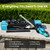 SEESII 20" Hedge Trimmer Cordless with 2× 4.0Ah Battery, Lightweight Design