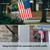 Flag Pole Holder, 316 Stainless Steel Heavy Duty Concrete Flag Pole Mount for House Outside, USA Wall Brick Flag Pole Bracket, 1 Inch