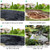 DGSL 20 Mil HDPE Pond Liner, 10 x 13 FT Flexible Water Garden Liner