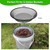 4Pcs 11.8" W Soil Sifter for Gardening, 2,4,6,8mm Grid Rock Sifter for 5 Gallon Bucket, Stainless Steel Fine Dirt Sifter, Compost Sifter for Capturing Dirt, Sand, Rocks, and Filtering Compost (Black)