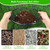 4Pcs 11.8" W Soil Sifter for Gardening, 2,4,6,8mm Grid Rock Sifter for 5 Gallon Bucket, Stainless Steel Fine Dirt Sifter, Compost Sifter for Capturing Dirt, Sand, Rocks, and Filtering Compost (Black)
